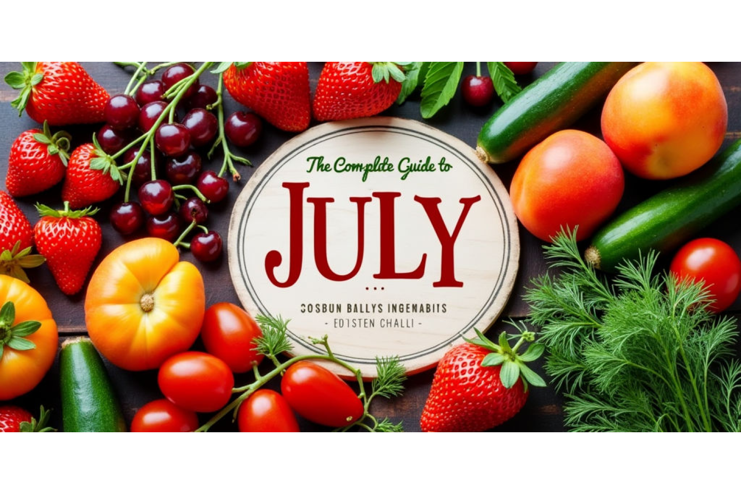Календарь сезонных овощей и фруктов на июль: как не ошибиться и получить максимум пользы