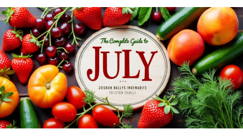 Календарь сезонных овощей и фруктов на июль: как не ошибиться и получить максимум пользы
