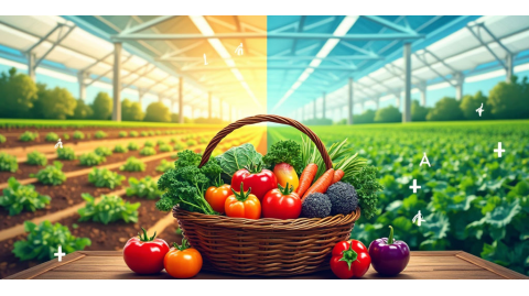 Влияние способа выращивания на витаминный состав овощей: мифы, факты и практические выводы