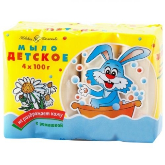 Мыло туалетное Невская Косметика Детское с ромашкой, Невская Косметика,