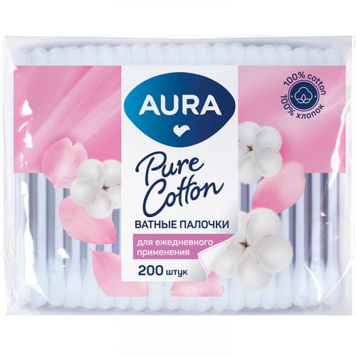 Палочки ватные Aura, Коттон Клаб, .