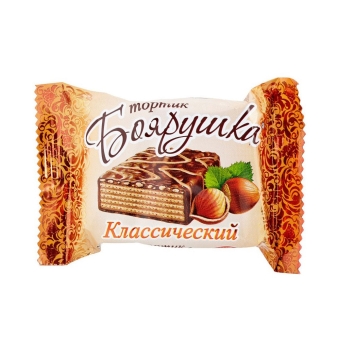 Конфеты «Тортик Боярушка» шок-вафельный, КФ «Славянка», 38 г