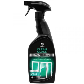 Средство чистящее Grass Clean Glass Professional для стекол и зеркал, Грасс, 600 мл