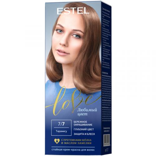 Крем-краска стойкая Estel Love для волос, 7/7 тирамису, Эстель, 50 мл