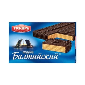 Торт вафельный «Балтийский», Пекарь, 320 г