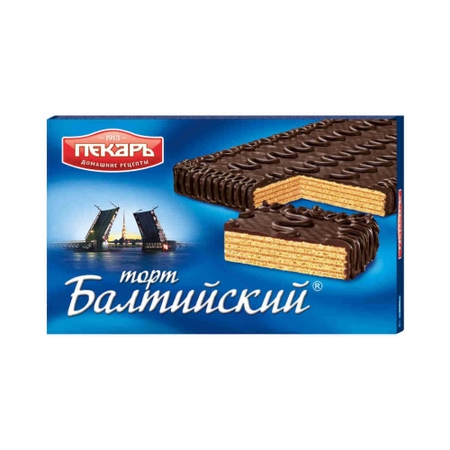 Торт вафельный «Балтийский», Пекарь, 320 г