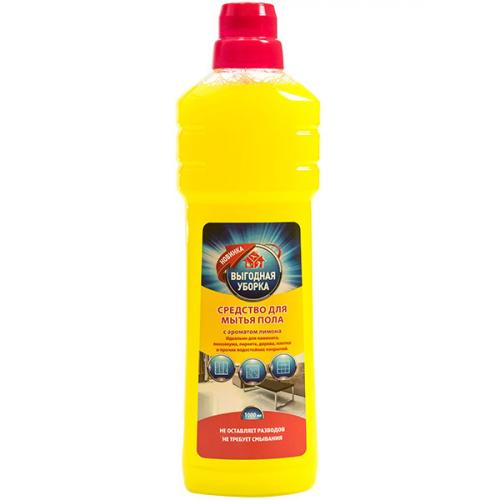 Средство для мытья полов Выгодная уборка Лимон, Ренессанс Косметик, 1 л