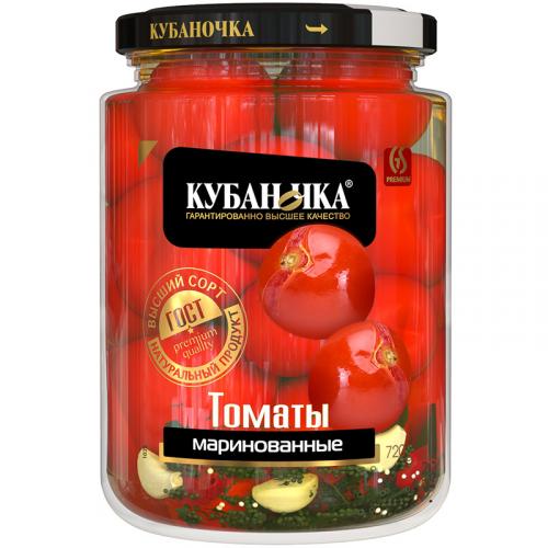Томаты маринованные Кубаночка, Кубаночка, 720 г