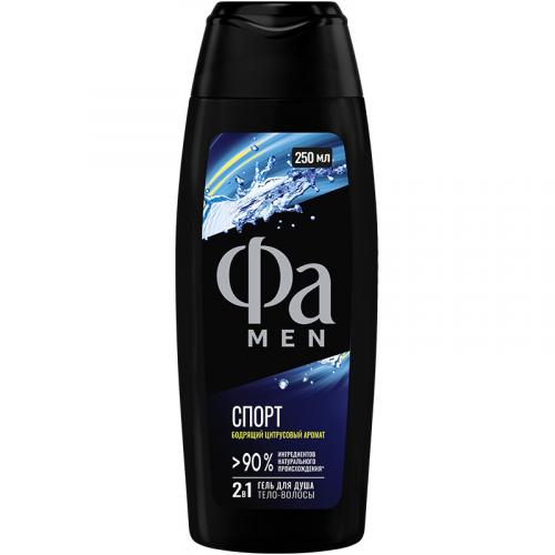 Гель для душа Фа Men Спорт, Лаб Индастриз, 250 мл