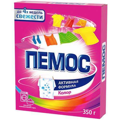 Порошок стиральный Пемос Активная формула Колор, ЛАБ Индастриз, 350 г
