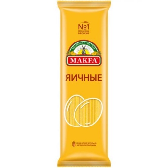 Макаронные изделия Makfa Лапша длинная яичная, Макфа, 450 г