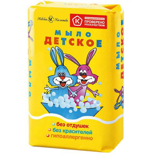 Мыло туалетное Невская Косметика Детское, Невская Косметика, 90 г
