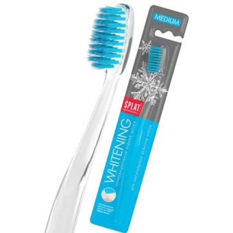 Щетка зубная Splat Professional Whitening отбеливающая, средняя жесткость, SPLAT