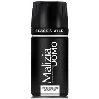 Дезодорант-аэрозоль Malizia Uomo Black & Wild, Мирато Азия, 150 мл