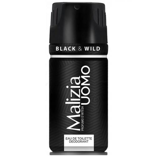 Дезодорант-аэрозоль Malizia Uomo Black & Wild, Мирато Азия, 150 мл