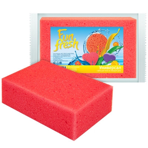 Губка для тела Fun Fresh Универсал, ТЕКОС-ИНДУСТРИЯ,
