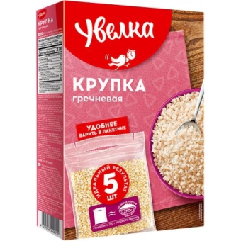 Крупа Увелка Крупка гречневая, Увелка, 400 г