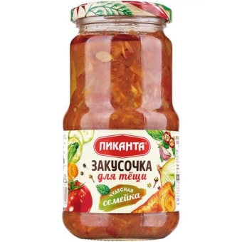 Закусочка Пиканта Для тещи, Пиканта, 440 г