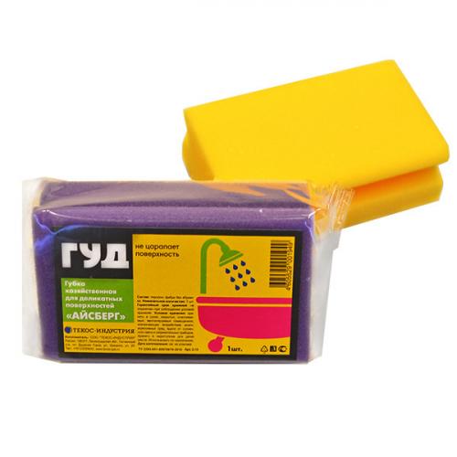 Губка для деликатных поверхностей ГУД Айсберг, ТЕКОС-ИНДУСТРИЯ,