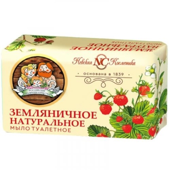 Мыло туалетное Невская косметика Земляничное, Невская Косметика, 180 г