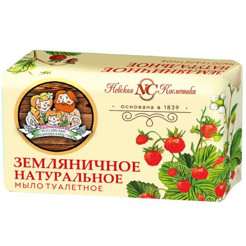 Мыло туалетное Невская косметика Земляничное, Невская Косметика, 180 г