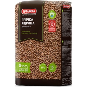 Гречка ядрица фермерская Ярмарка, Ярмарка,