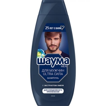 Шампунь Шаума Men Ultra Сила для ежедневного применения для волос, Лаб Индастриз, 360 мл