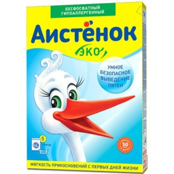 Порошок стиральный Аистенок Эко, гипоаллергенный, АИСТ, 400 г