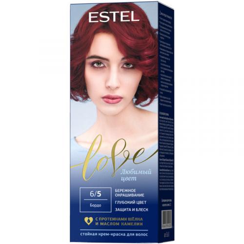 Крем-краска стойкая Estel Love для волос, 6/5 бордо, ЭСТЕЛЬ, 50 мл