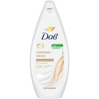 Крем-гель для душа Дав Нежность шелка, Unilever HPC, 250 мл