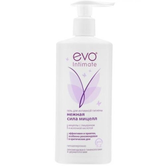 Гель Evo Intimate Нежная сила мицелл для интимной гигиены, Аванта-Сувенир, 250 мл