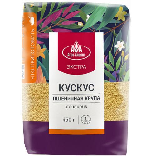 Кускус Агро-Альянс Экстра пшеничная крупа, Агро-Альянс, 450 г