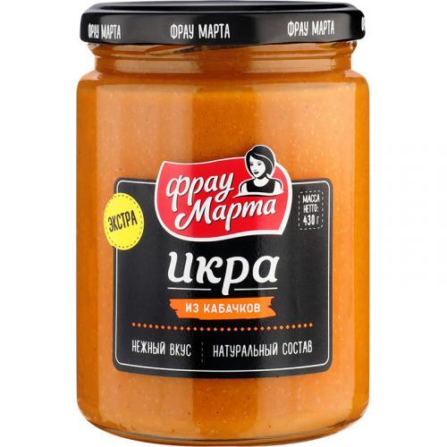 Икра Фрау Марта из кабачков, ЭРКОНПРОДУКТ, 430 г