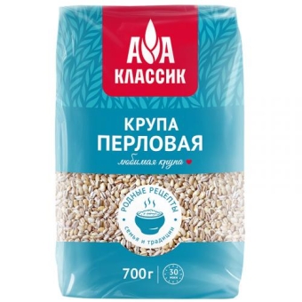 Крупа Агро-Альянс Классик Перловая, Агро-Альянс, 700 г