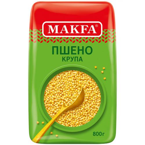 Крупа Makfa пшено шлифованное, Макфа, 800 г