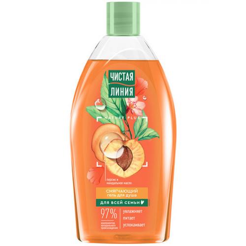 Гель для душа Чистая линия Смягчающий, Концерн Калина, 750 мл