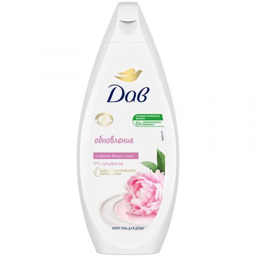 Крем-гель для душа Дав Сливочная ваниль и пион, Unilever HPC, 250 мл