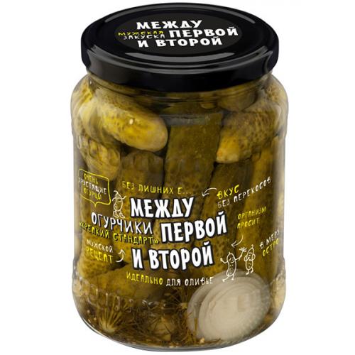 Огурцы маринованные Между первой и второй, Крепкий стандарт, Форвард, 680 г