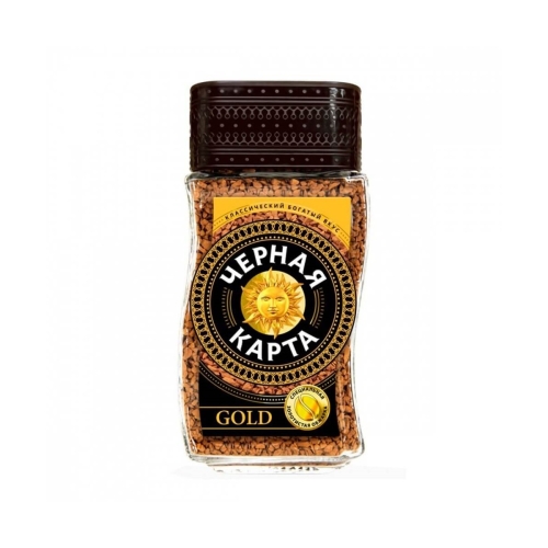 Кофе растворимый «Черная Карта» GOLD, Россия, 47,5 г
