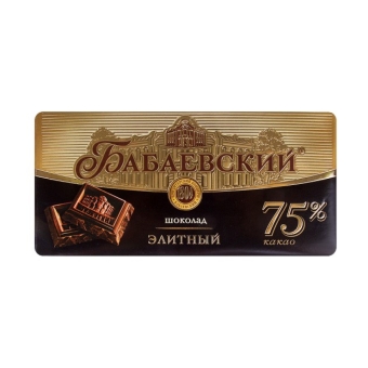Шоколад горький «Бабаевский» Элитный 75% какао, Бабаевский, 90 г