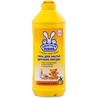 Гель для мытья детской посуды Ушастый нянь, Невская Косметика, 500 мл