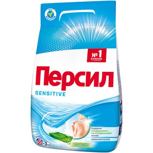 Порошок стиральный Персил Sensitive, ЛАБ Индастриз, 3 кг