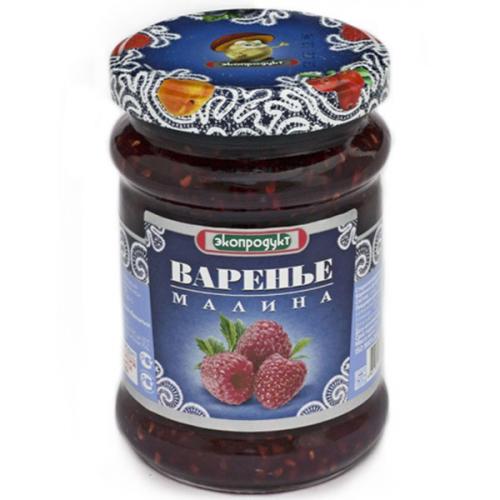 Варенье десертное Экопродукт малина, Экопродукт, 325 г