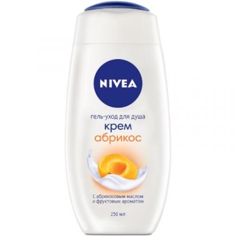Гель-уход для душа Nivea Крем абрикос, Beiersdorf, 250 мл