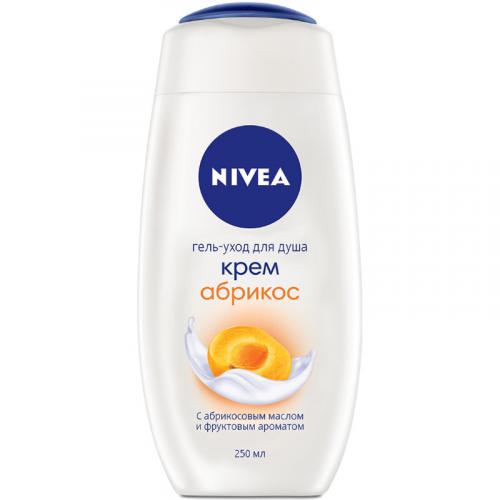Гель-уход для душа Nivea Крем абрикос, Beiersdorf, 250 мл