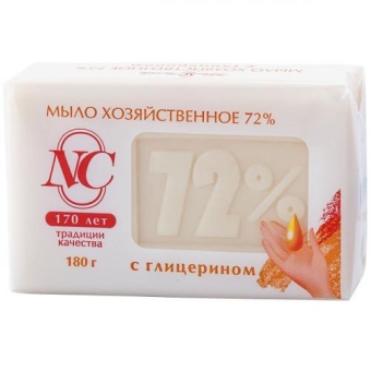 Мыло хозяйственное Невская косметика 72% с глицерином, Невская косметика