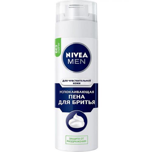 Пена для бритья Nivea Men Успокаивающая для чувствительной кожи, Beiersdorf, 200 мл