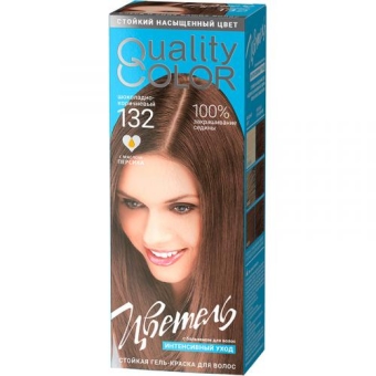 Гель-краска стойкая Цветель для волос, 132 шоколадно-коричневый, Эстель, 115 мл