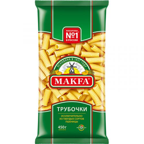 Макаронные изделия Makfa трубочки, Макфа, 450 г