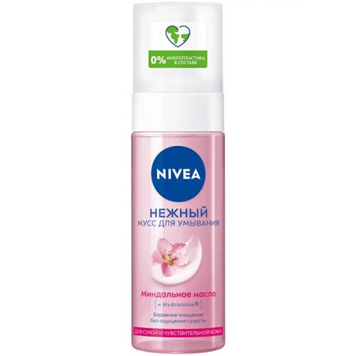 Мусс для умывания Nivea нежный для сухой и чувствительной кожи, Beiersdorf, 150 мл